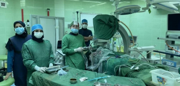 انجام عمل جراحی کلیه از طریق پوست در کودک سه ساله در بیمارستان امام رضا (ع) اردبیل
