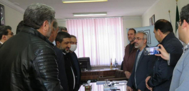بازدید استاندار اردبیل از محل ملاقات مردمی رئیس دانشگاه در شهرستان مشگین‌شهر