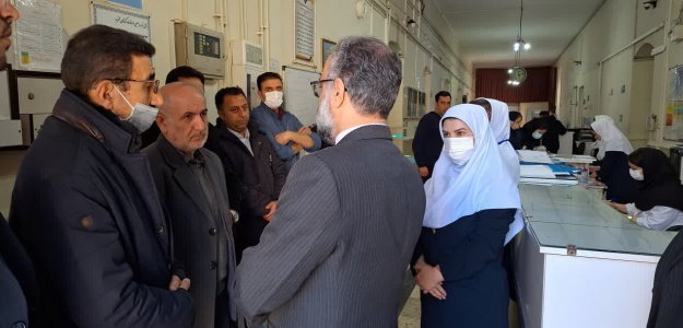 حضور سرزده دادستان مرکز استان در بیمارستان فاطمی