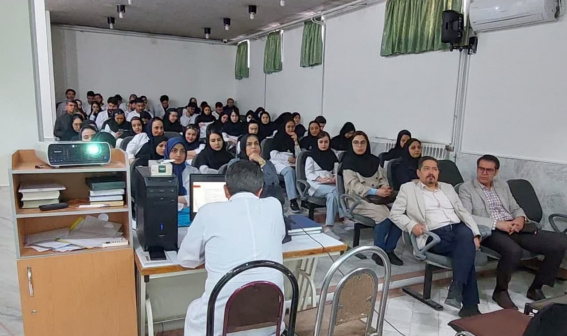 کنفرانس علمی مشترک گروه نورولوژی و گروه زنان و زایمان در بیمارستان علوی اردبیل