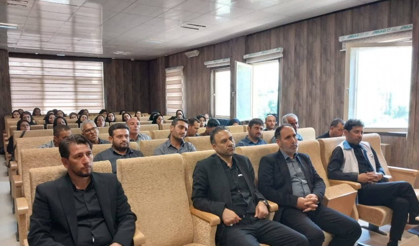 برگزاری کارگاه آموزشی مشترک آبداران و بهورزان در شهرستان گرمی