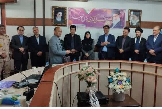 آیین تکریم و معارفه رئیس دانشکده پرستاری و مدیر شبکه بهداشت و درمان شهرستان گرمی