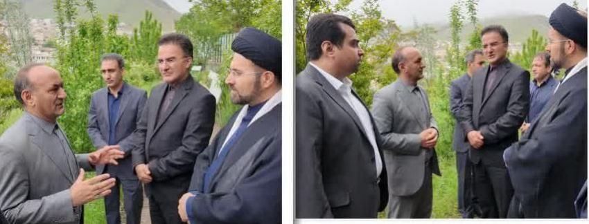 بازدید معاون فرهنگی و دانشجویی و مسئول نهاد رهبری دانشگاه از دانشکده پرستاری گرمی