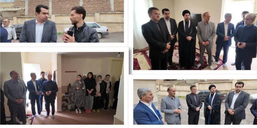 بازدید معاون فرهنگی و دانشجویی و مسئول نهاد رهبری دانشگاه از سراهای دانشجویی دخترانه و پسرانه دانشکده پرستاری گرمی